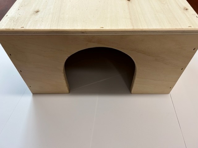 Large Wood Rabbit Hideaway hide cubby bed Large Wood Rabbit Hideaway hide cubby bed